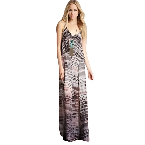GYPSY 05 Silk Tiered Maxi Dress - Picture 1 of 11